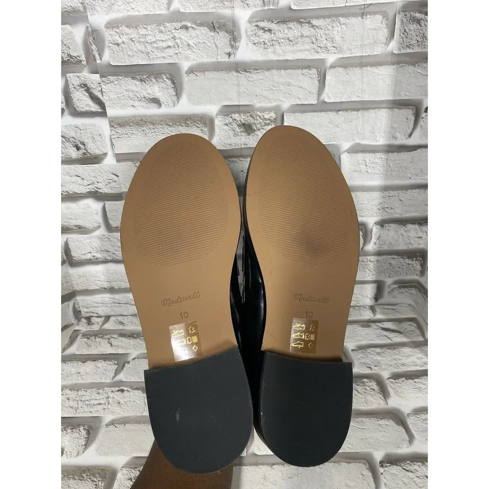 Madewell Womens The Vernon Loafer in‎ True Black Size 10
